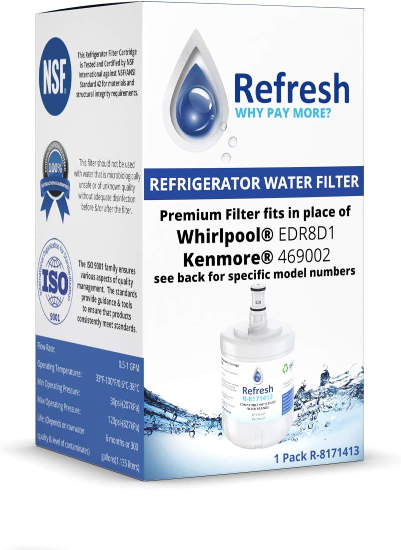 Refresh R-817413 Replacement Refrigerator Water Filter for 8171413